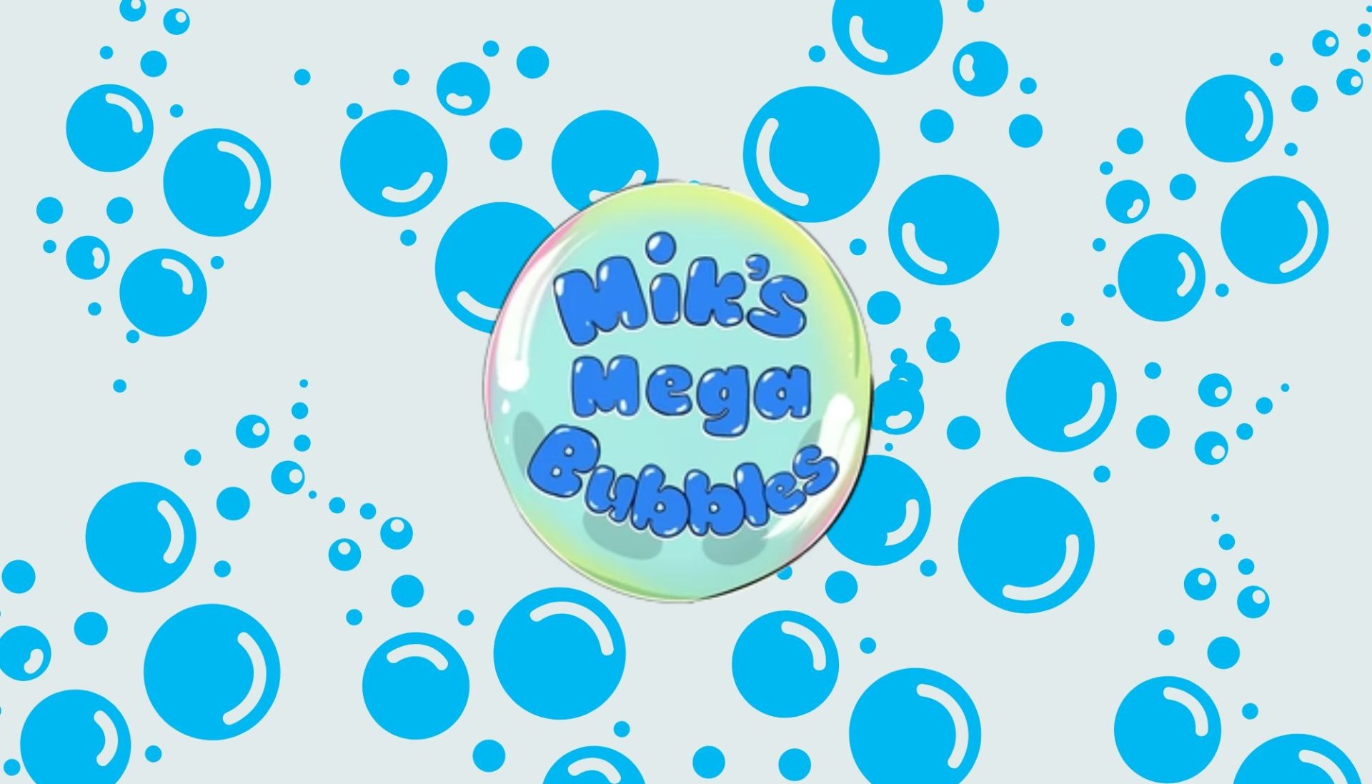 Bubble Play with Mik's Mega Bubbles