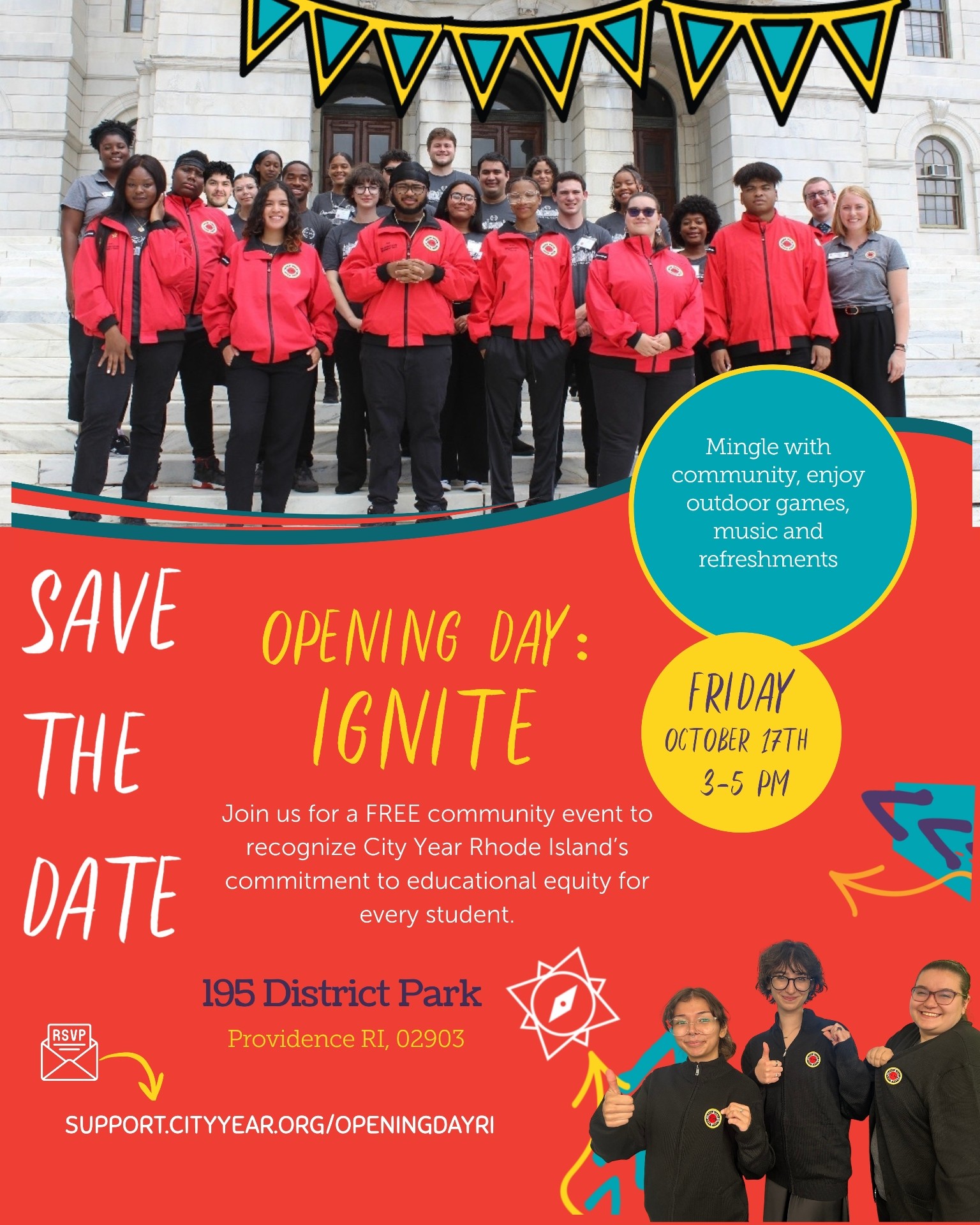 City Year Rhode Island's Opening Day Ceremony: Ignite!