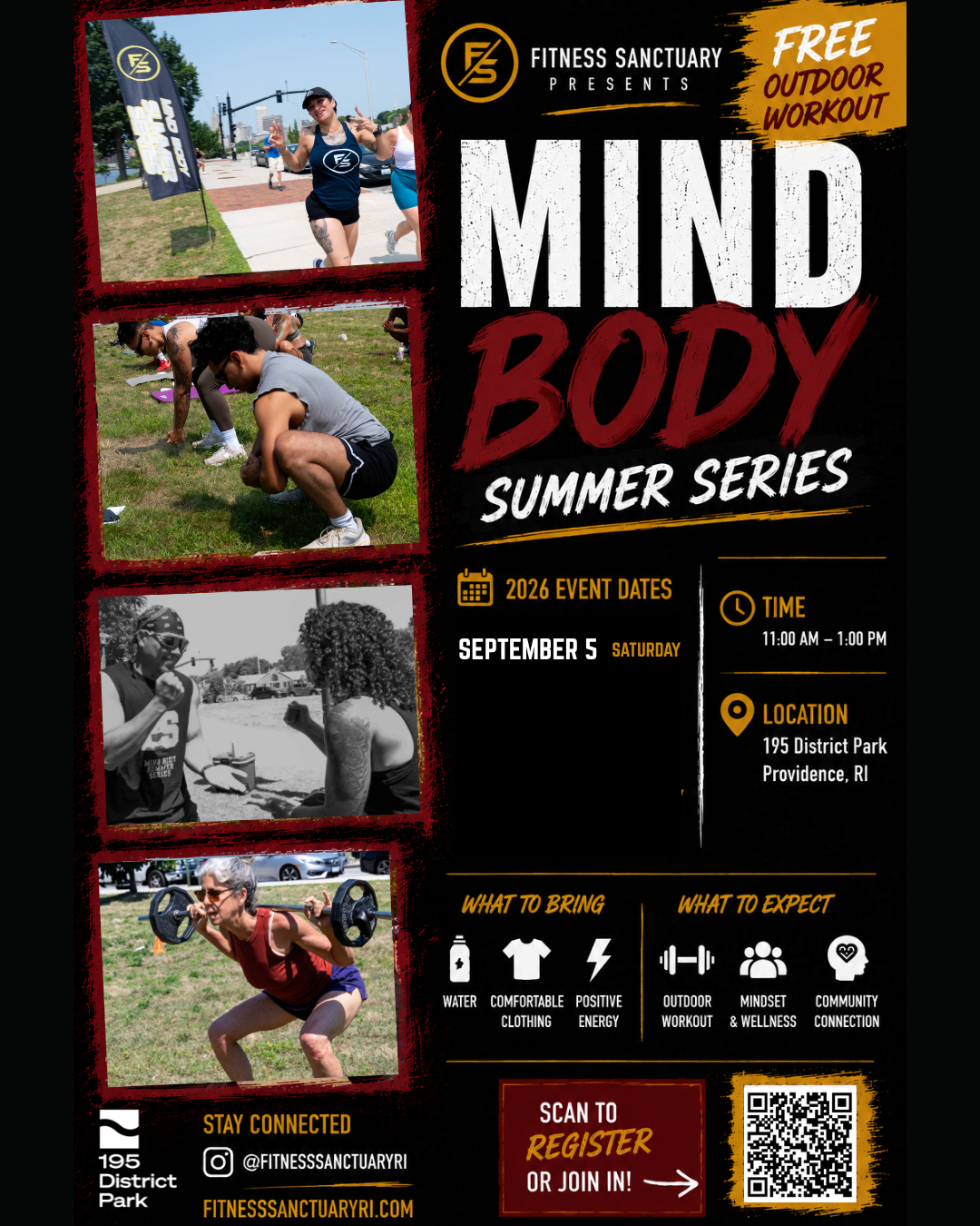 Fitness Sanctuary presents: Mind Body Summer Series