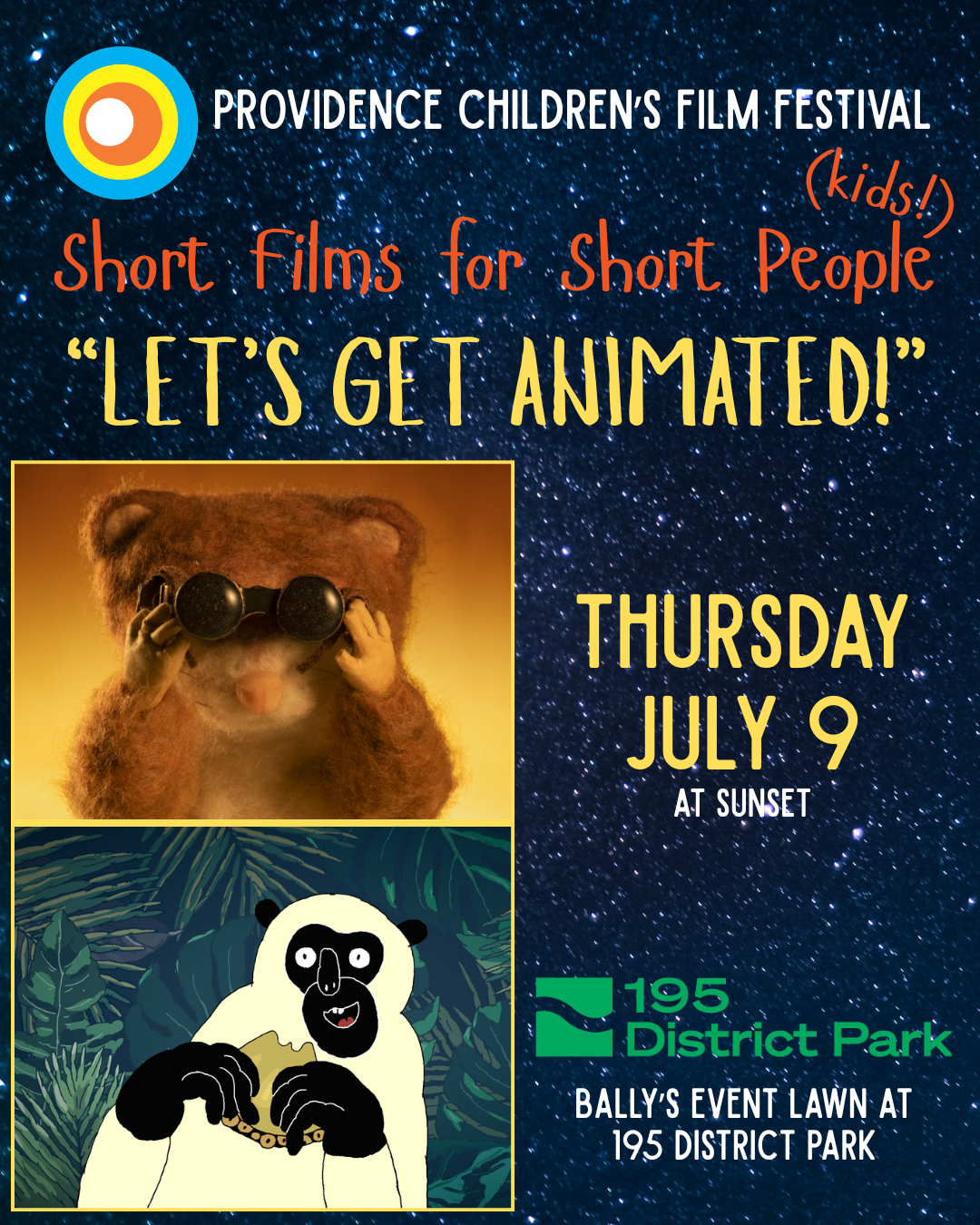 Providence Children's Film Festival presents Starry Night Cinema