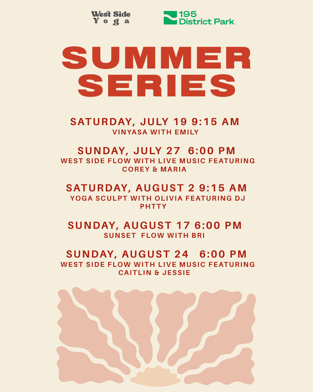 West Side Yoga Summer Series