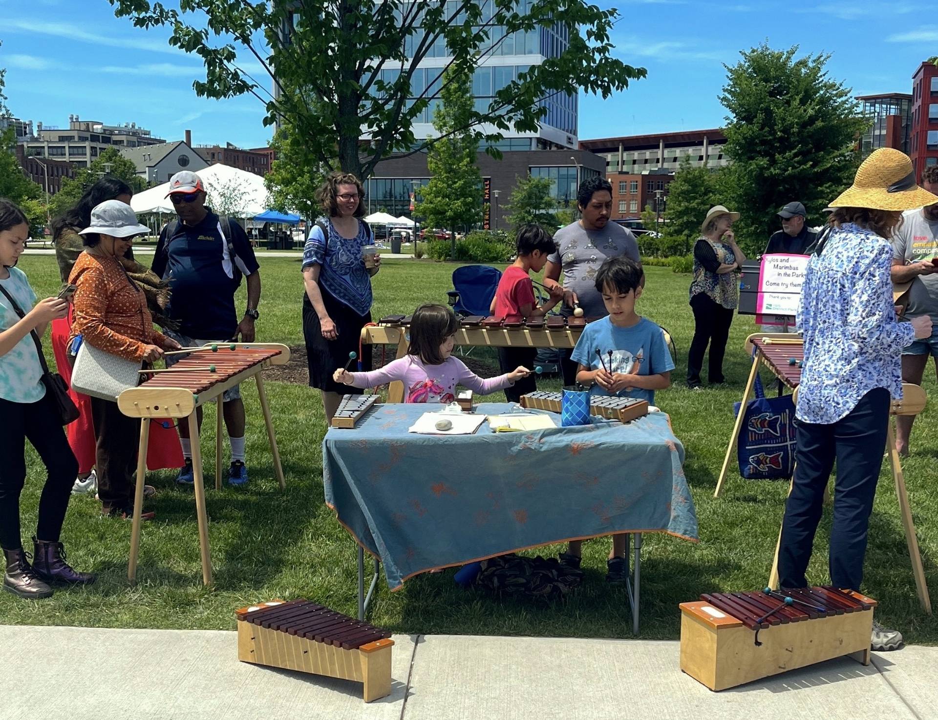 Xylos and Marimbas in the Park